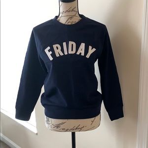 JCrew Factory Navy Sweatshirt